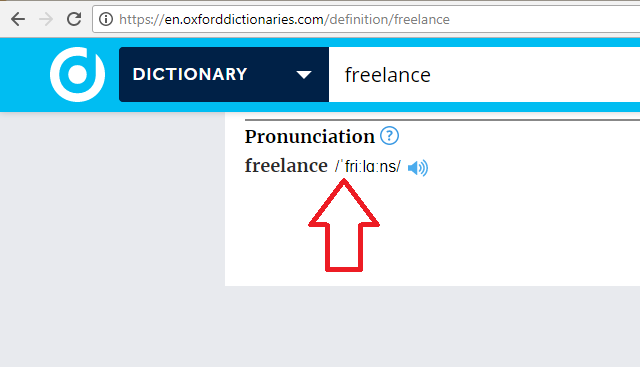 ударение на слове фриланс